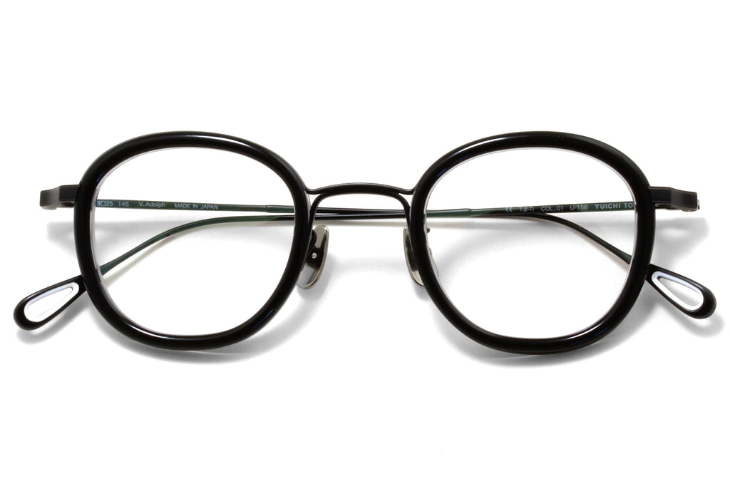 Yuichi Toyama - V. Adolph (U-158) Eyeglasses Black Matte/Layer Black