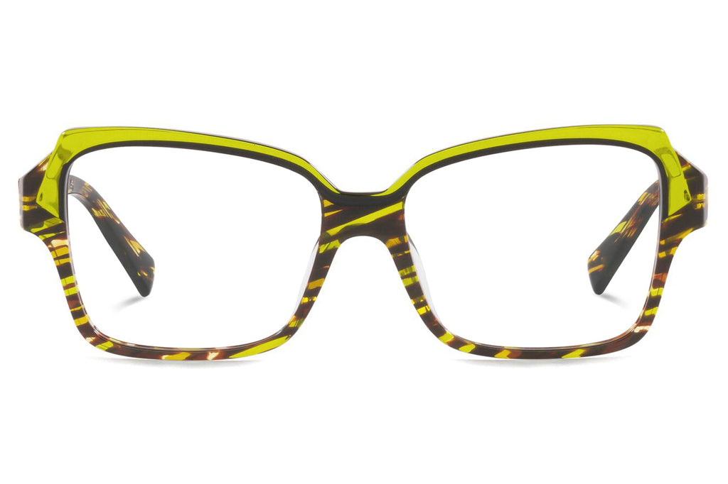 Alain Mikli - A03152 Eyeglasses Savane Brown/Noir Mikli/Transparent Green