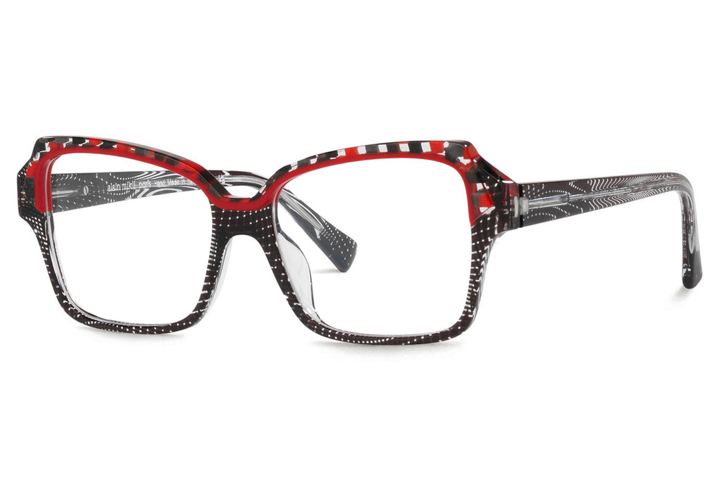 Alain Mikli - A03152 Eyeglasses Black Crystal/Red/Red Black