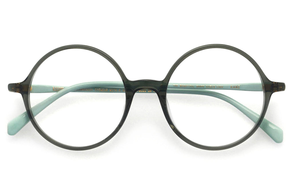 Kaleos Eyehunters - Kane Eyeglasses Transparent Opaque Green