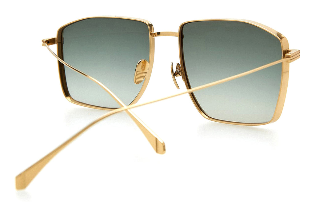 Kaleos Eyehunters - Dalton Sunglasses Gold with Green Lenses