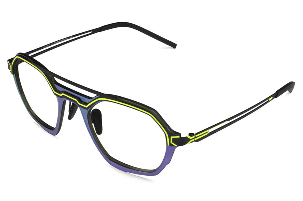 Parasite Eyewear - Astro 2 Eyeglasses Black-Blue-Yellow Green (C56)