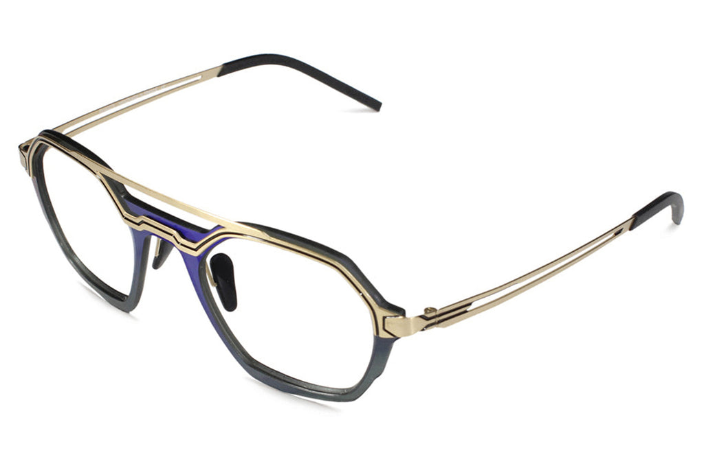 Parasite Eyewear - Astro 2 Eyeglasses Antique Gold-Blue (C79)