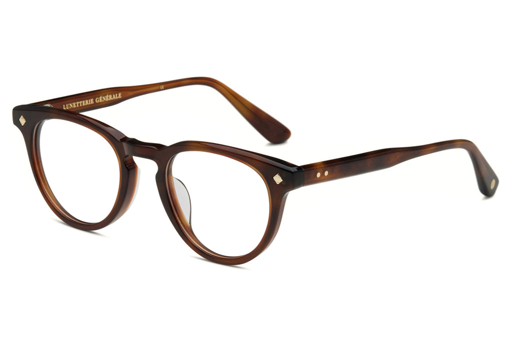 Lunetterie Générale - Casablanca Eyeglasses Medium Havana/14k Gold (Col.lll)