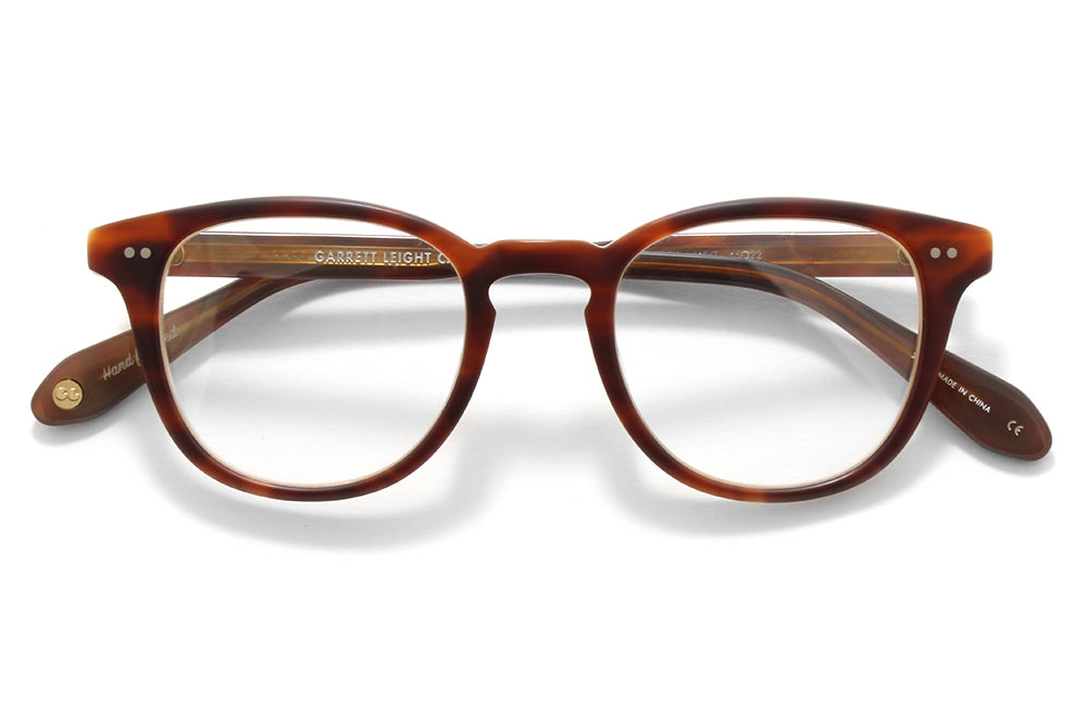 Garrett Leight® - McKinley Eyeglasses Matte Whiskey Tortoise