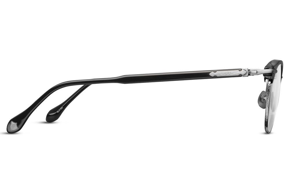 Matsuda Eyewear - M2048 Eyeglasses Black - Brushed Silver