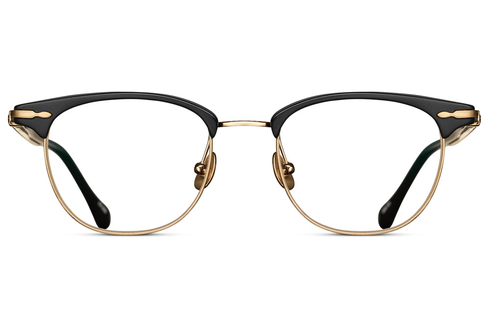 Matsuda Eyewear - M2048 Eyeglasses Matte Black - Brushed Gold