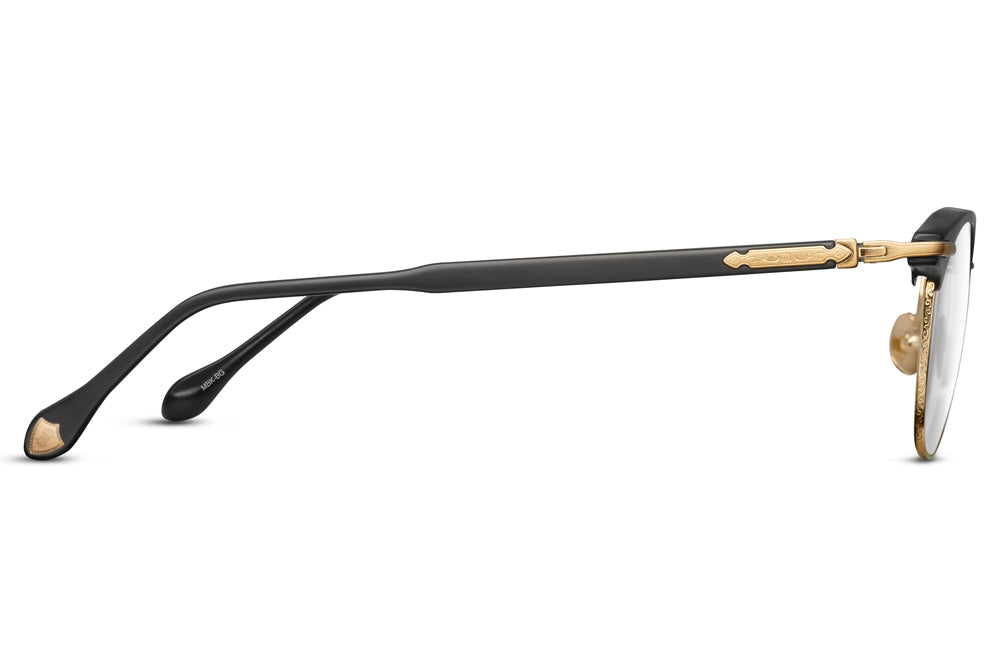 Matsuda Eyewear - M2048 Eyeglasses Matte Black - Brushed Gold