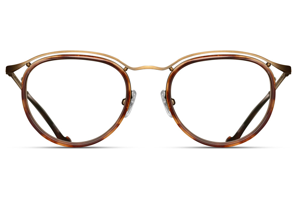 Matsuda Eyewear - M3093 Eyeglasses Antique Gold/Matte Dark Tortoise