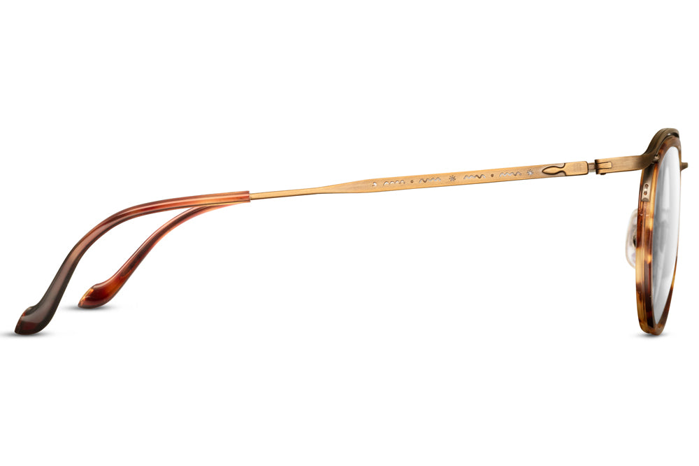 Matsuda Eyewear - M3093 Eyeglasses Antique Gold/Matte Dark Tortoise