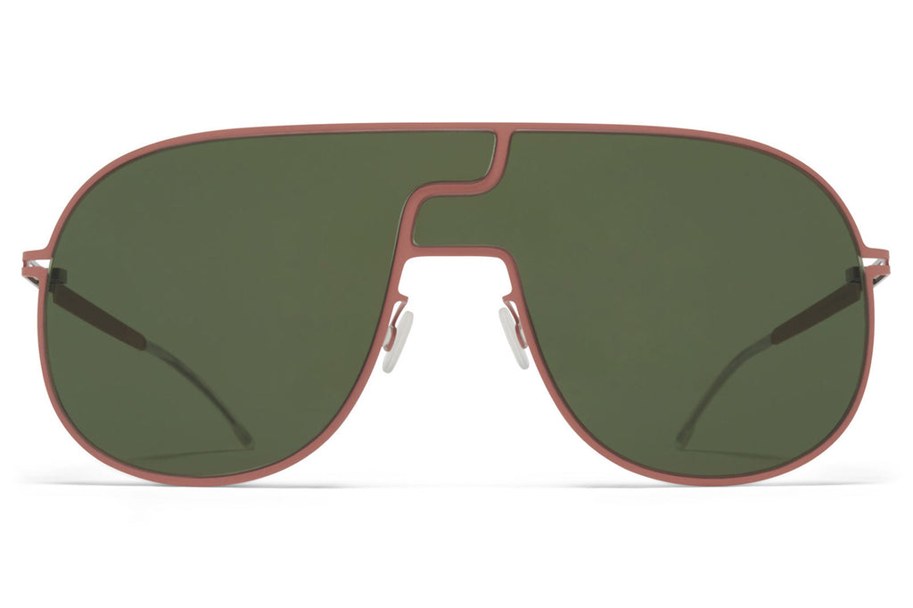 MYKITA - Studio 12.1 Sunglasses Pink Clay with Olive Green Lenses