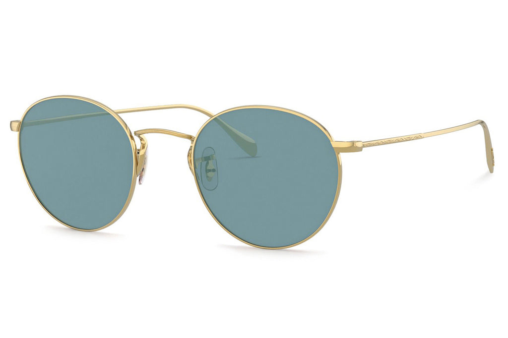 Oliver Peoples - Coleridge (OV1186S) Sunglasses Gold with Cobalto Lenses