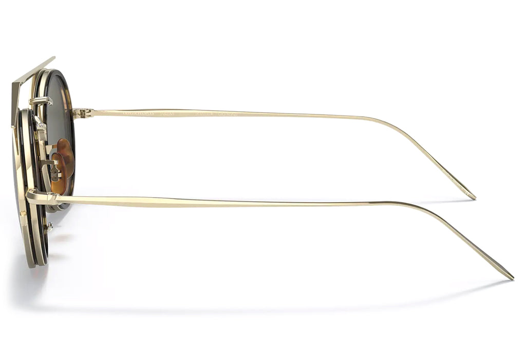 Oliver Peoples | G. Ponti-2 (OV1292T) Eyeglasses Soft Gold-G.P Tortoise with G15 Lenses