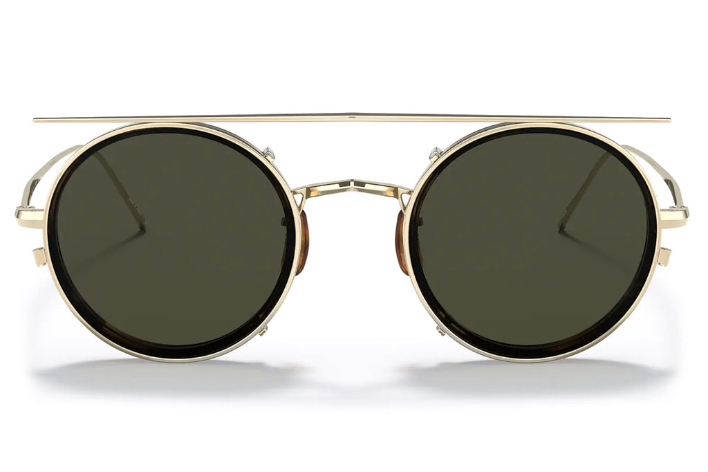 Oliver Peoples | G. Ponti-2 (OV1292T) Eyeglasses Soft Gold-G.P Tortoise with G15 Lenses