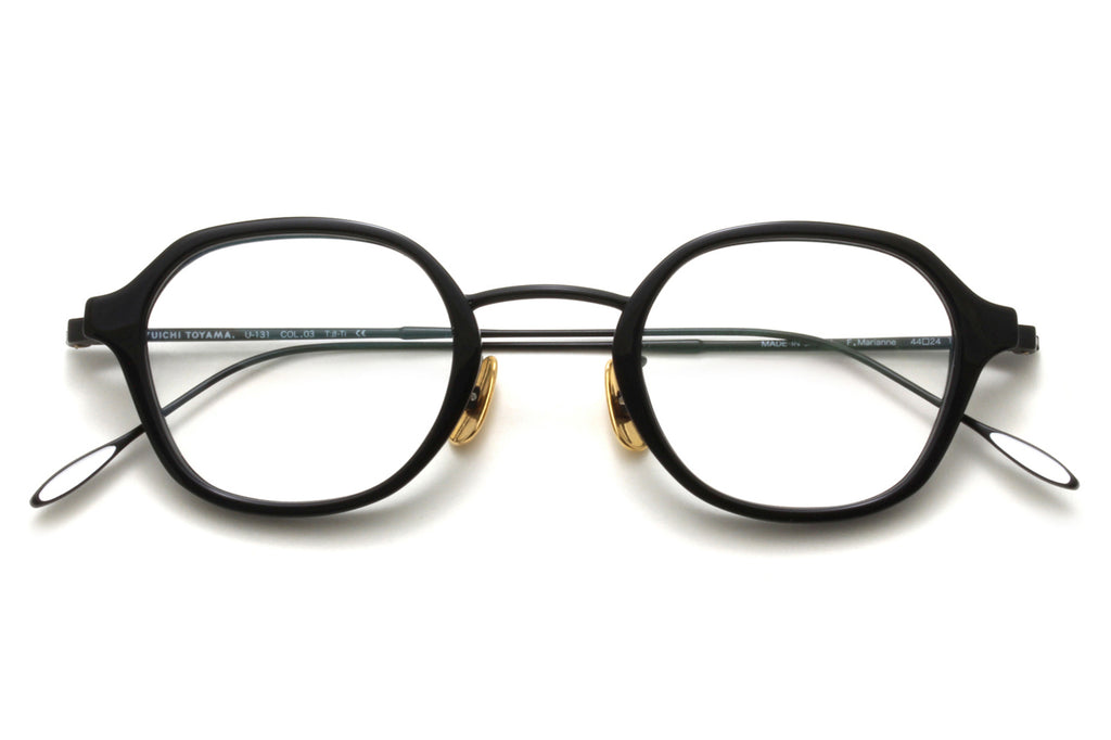 Yuichi Toyama - F. Marianne (U-131) Eyeglasses Matte Black/Black