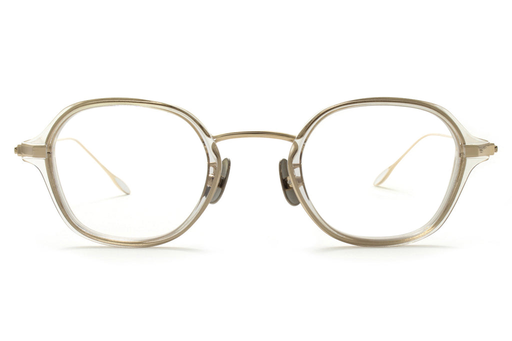 Yuichi Toyama - F. Marianne (U-131) Eyeglasses White Gold/Clear Gray